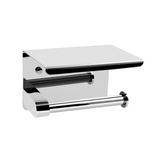 Cornat WC-Papierhalter mit Ablage 3 in 1 (chrom)